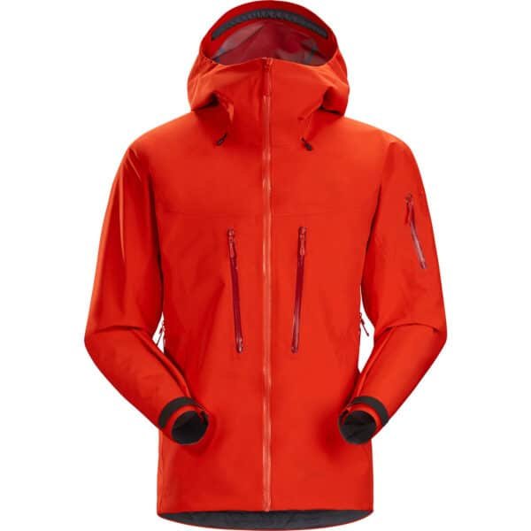 men's waterproof hooded windbreaker hiking jacket