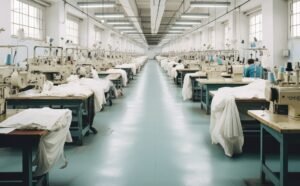 clean and tidy garment factory