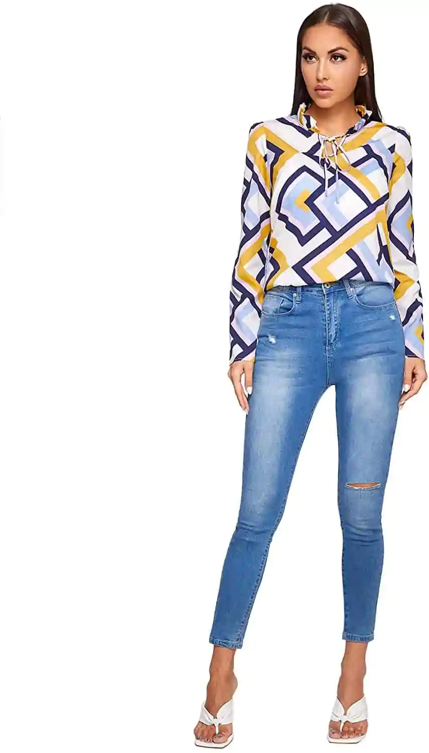 Multicolor Graphic Print 03