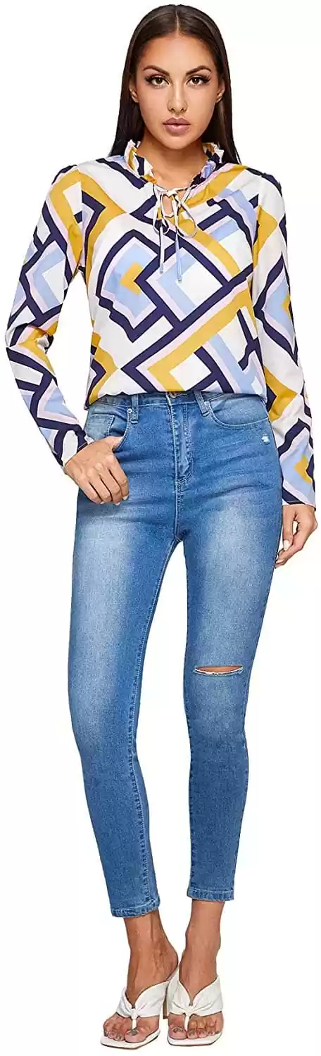 Multicolor Graphic Print 06