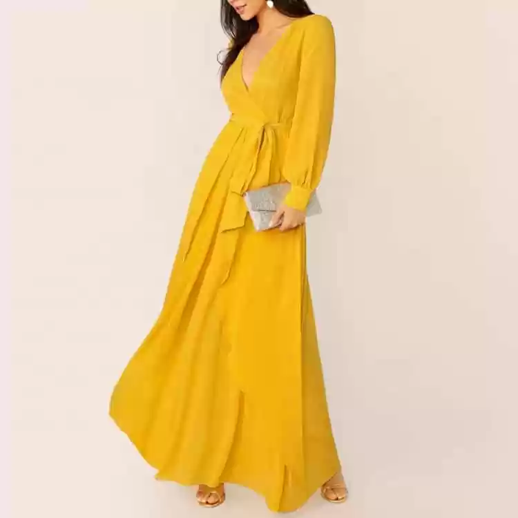 yellow dress
