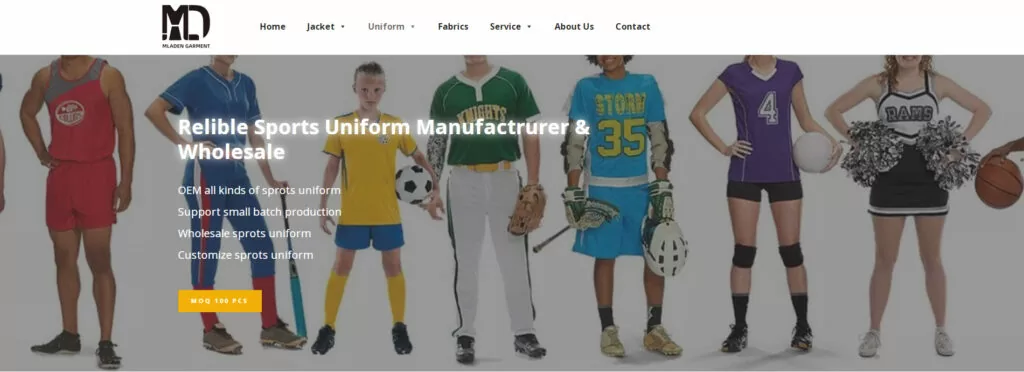 mladen garment website banner