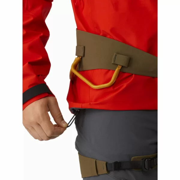 men's waterproof hooded windbreaker hiking jacket