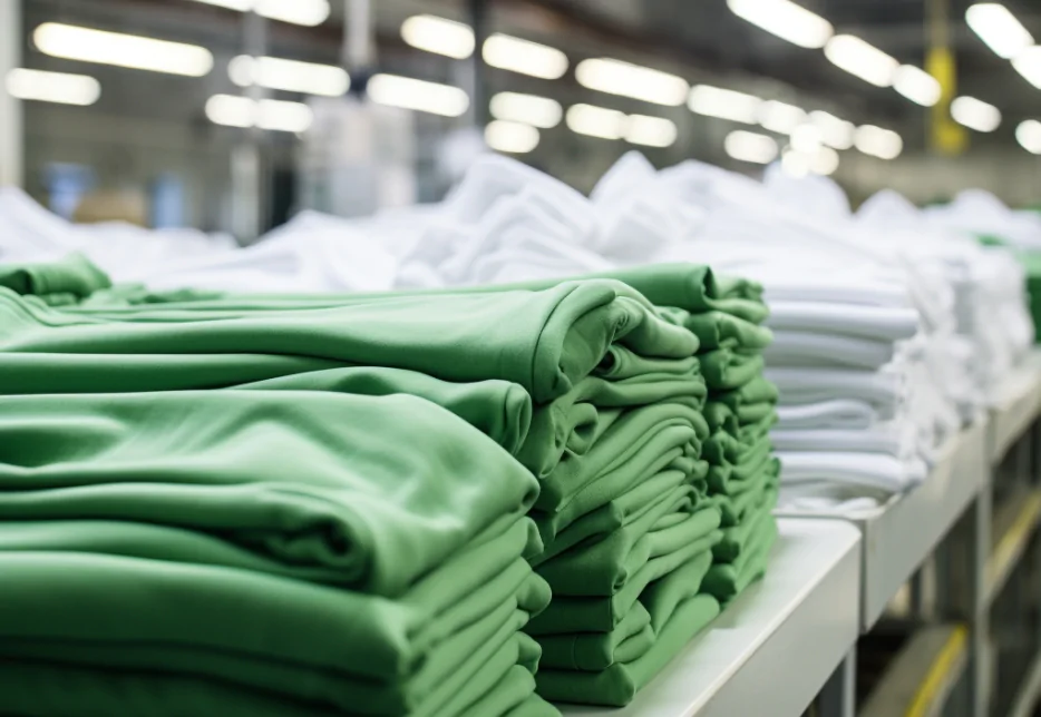 a folded t shirt