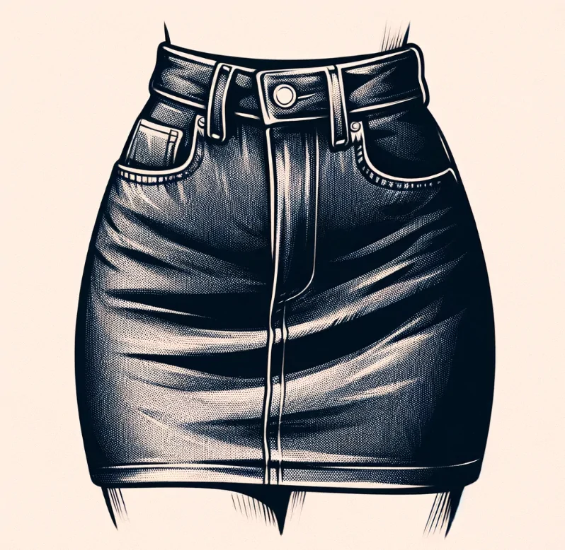 the flirty mini skirt