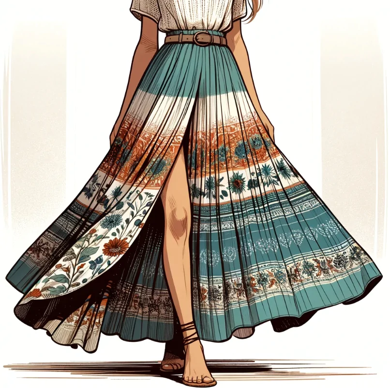 the flowy maxi skirt