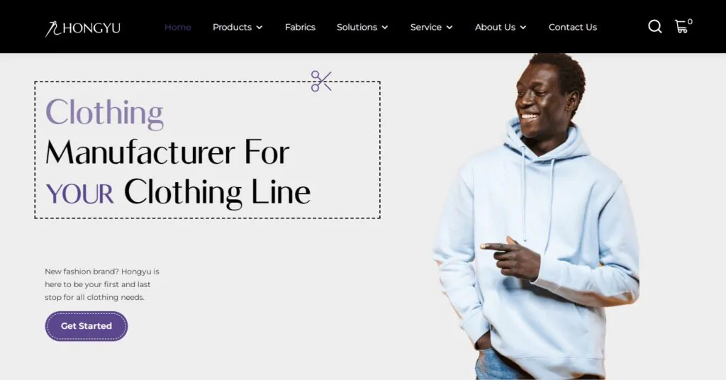 hongyuapparel website