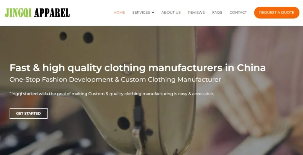 jingqiapparel website