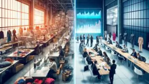 clothing factories and trading companies